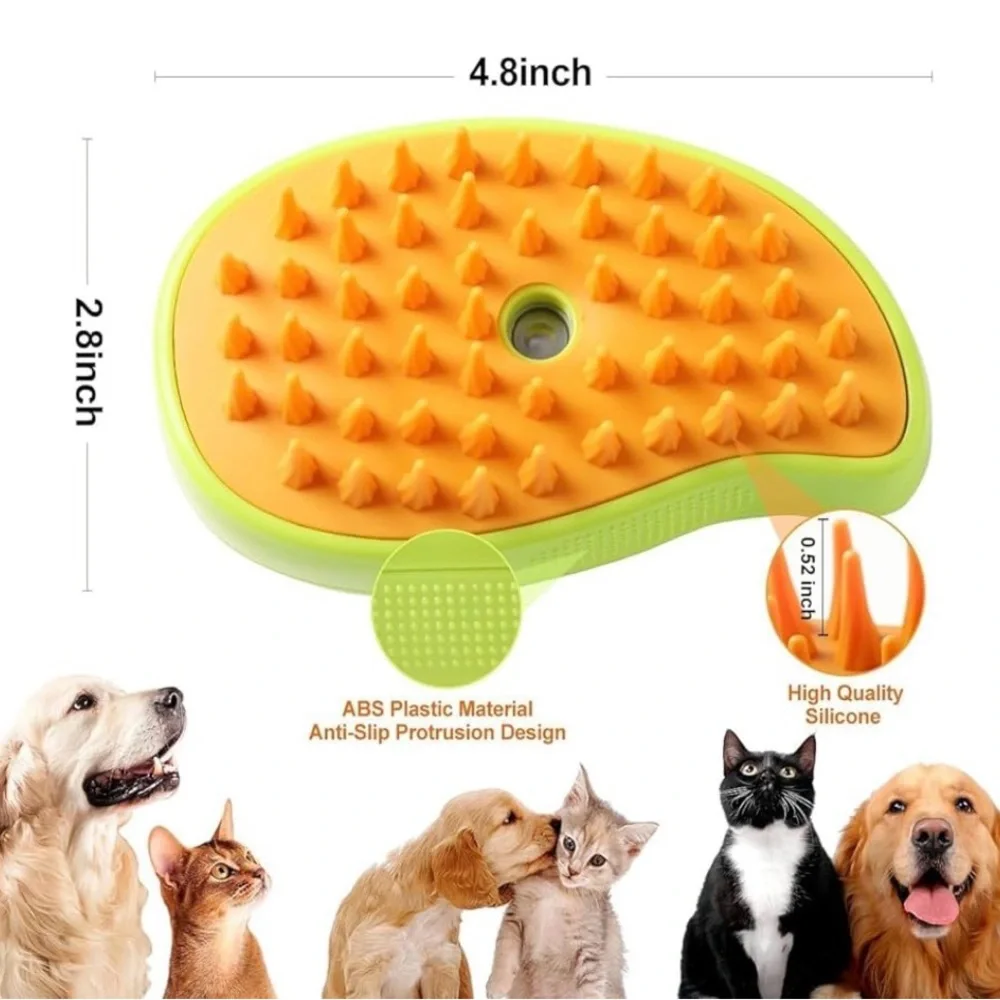 Pet Steam Brush for Cats & Dogs